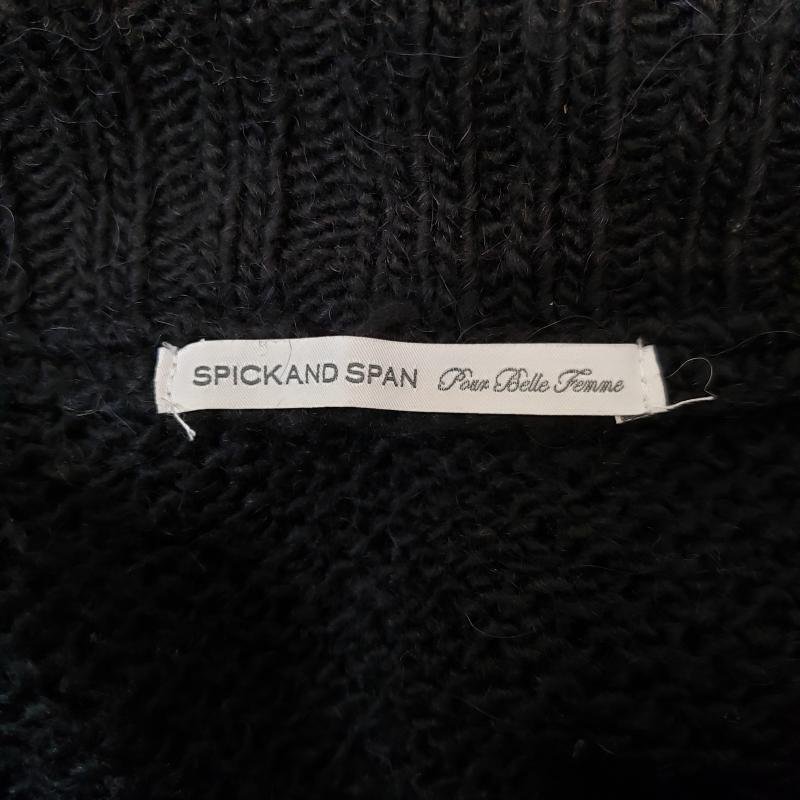 Spick & Span FREE スピック＆スパン カーディガン 七分袖 Cardigan 黒 / ブラック / 10008651_画像3