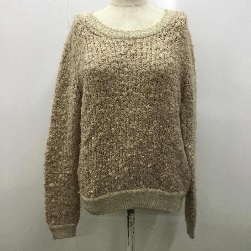 green label relaxing 表記無し グリーンレーベルリラクシング ニット、セーター 長袖 無地 クルーネック Knit Sweater 10031986_画像1