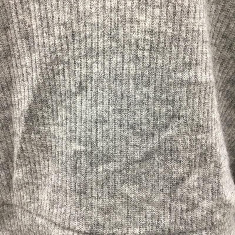 Heather 表記無し ヘザー ニット、セーター 長袖 無地 ドット フリル Knit Sweater 白 / ホワイト / X 灰 / グレー / 10031988_画像7