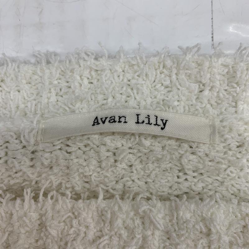 Avan Lily FREE アヴァンリリィ ニット、セーター 長袖 Knit Sweater 白 / ホワイト / 10032232_画像8