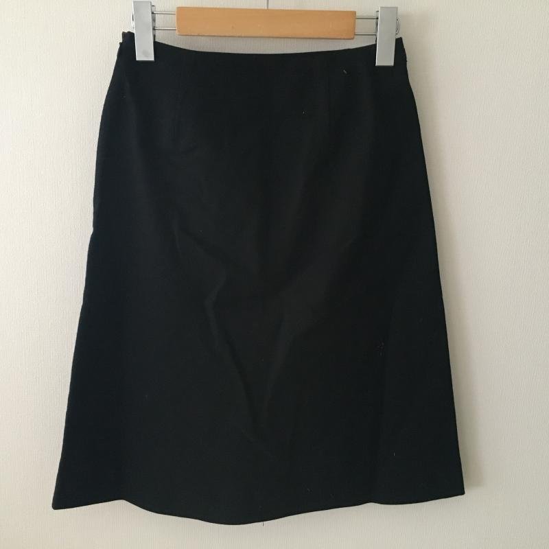 CLATHAS 36 クレイサス スカート ひざ丈スカート リネン混 Skirt Medium Skirt 黒 / ブラック / 10032866_画像2
