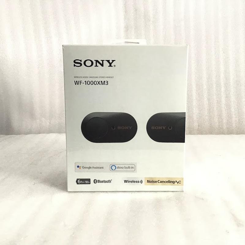 【未開封・中古品】 ソニー / SONY ワイヤレスヘッドセット WF-1000XM3 海外仕様 密閉ダイナミック型 6mm ドーム型 SBC、AAC 30016850