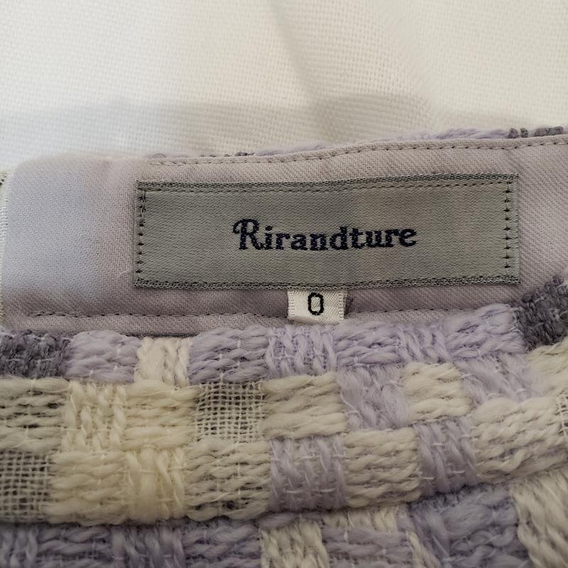 Rirandture 0 リランドチュール スカート ひざ丈スカート Skirt Medium Skirt 白 / ホワイト / X 紫 / パープル / 10001266_画像3