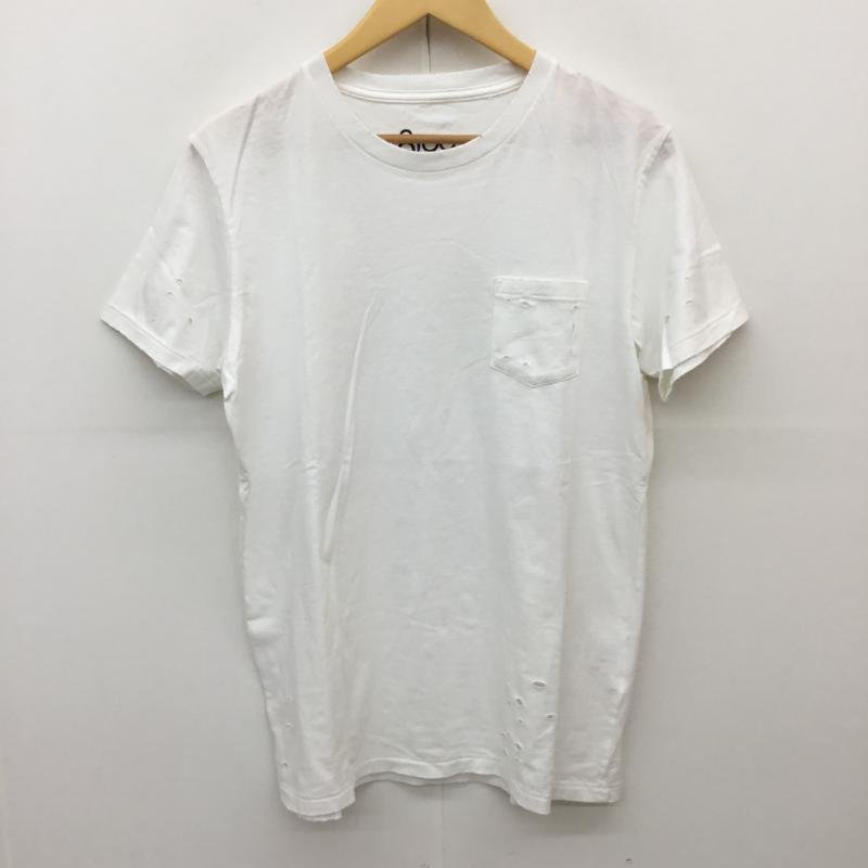 Ron Herman S ロン ハーマン Tシャツ 半袖 ダメージ加工 T Shirt 白 / ホワイト / 10069680_画像1