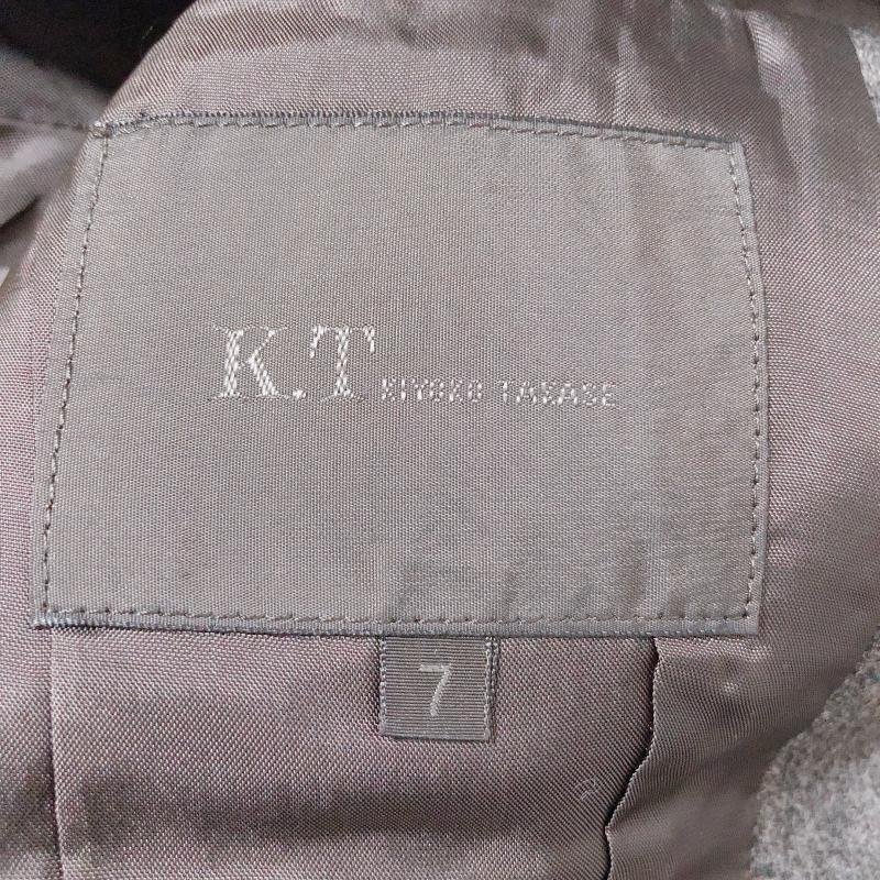 K.T KIYOKO TAKASE 7 キヨコタカセ スーツ ひざ丈スカート Suits Medium Skirt 灰 / グレー / X 金 / ゴールド / 10010139