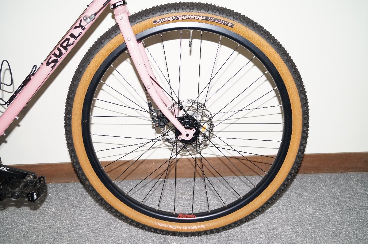 極美品 SURLY/サーリー Disc Trucker/ディスクトラッカー カスタム車 フレームサイズ：52 クロモリマウンテンバイクの画像4