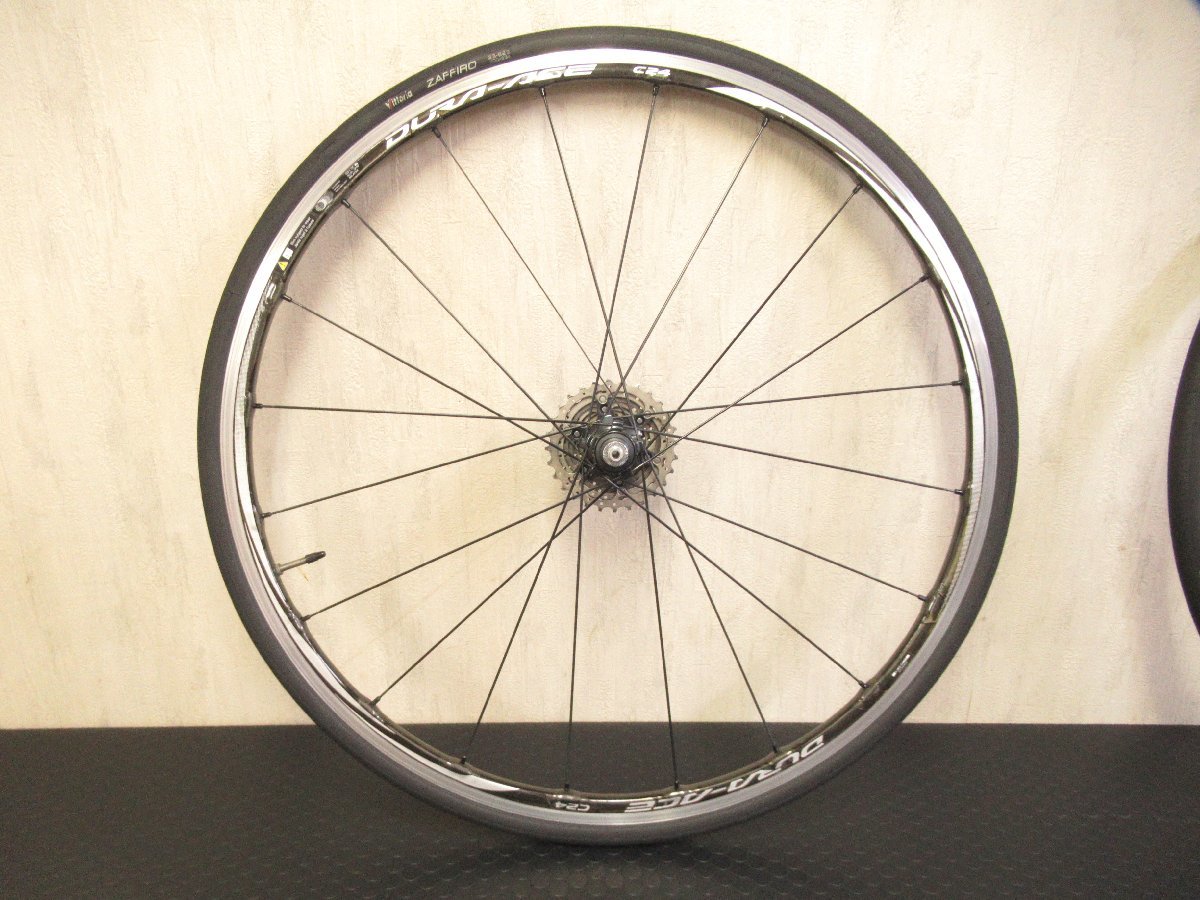 良品 SHIMANO シマノ [ホイール] DURA-ACE デュラエース WH-9000 C24 622×15C 前後 [スプロケット] ULTEGRA 11スピード CS-R8000の画像5