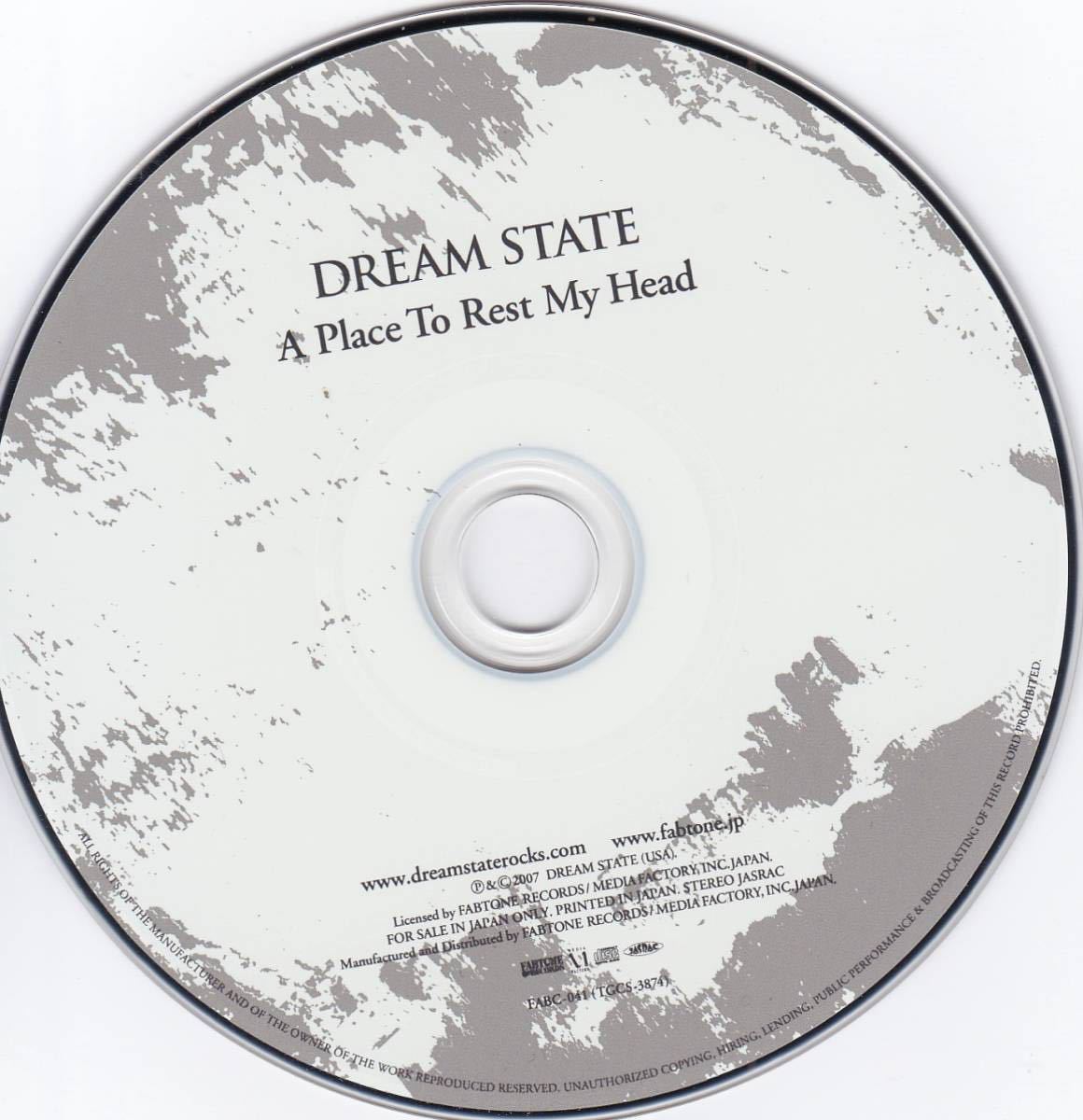 ドリーム・ステイト Dream State A Place To Rest My Head_画像3