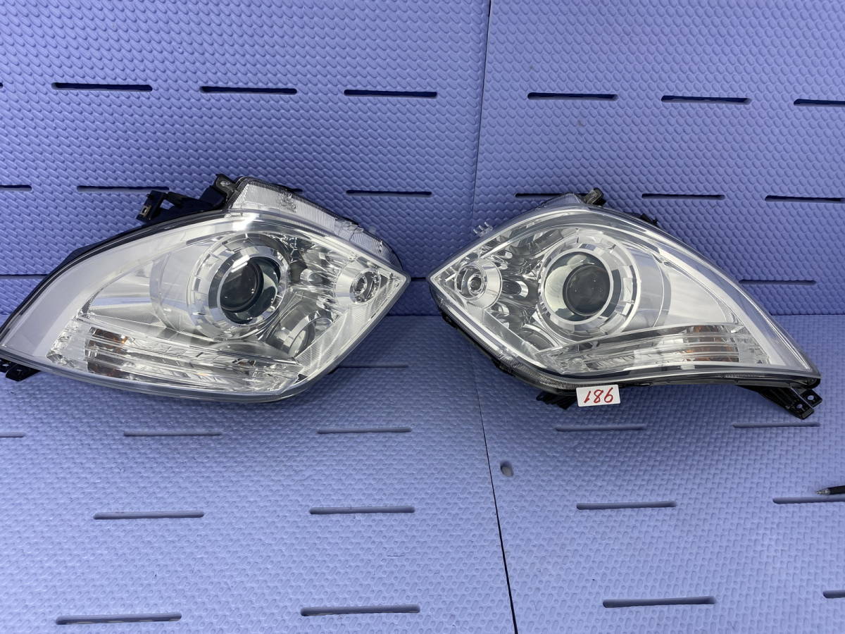 981* コーティング施 * 　パレット　MK21S　TS　XS　前期　ヘッドライト　左右　セット 100-59175　キセノン　HID_画像2