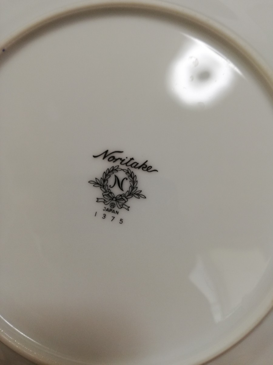 S10231. Noritake ノリタケ 中皿 お皿 ケーキ皿 プレート　5枚セット 花柄　17.5cm/60_画像6