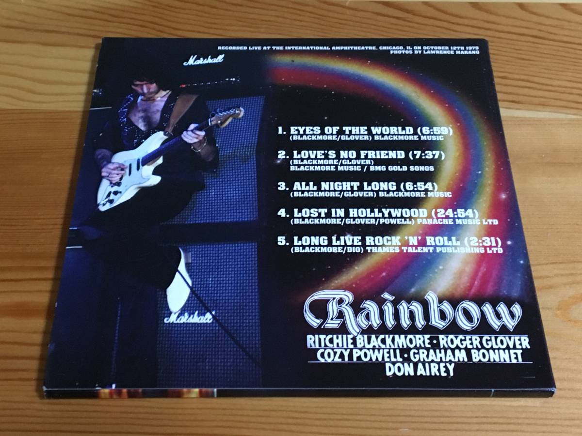 ★RAINBOW　レインボー 『LONG ISLAND 1979＋CHICAGO 1979』DOWN TO EARTH TOUR アメリカ公演　2CD GRAHAM BONNET　グラハム・ボネット_画像7