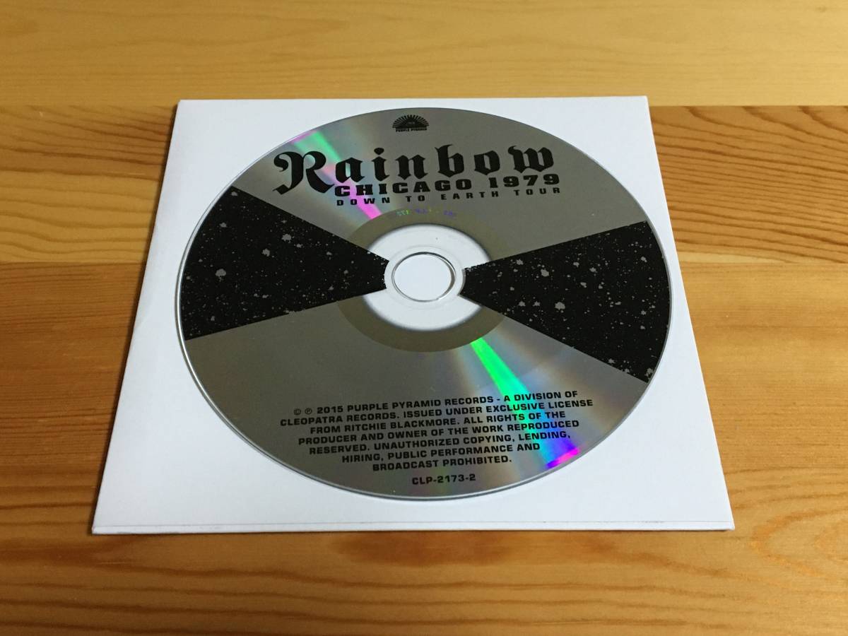 ★RAINBOW　レインボー 『LONG ISLAND 1979＋CHICAGO 1979』DOWN TO EARTH TOUR アメリカ公演　2CD GRAHAM BONNET　グラハム・ボネット_画像9