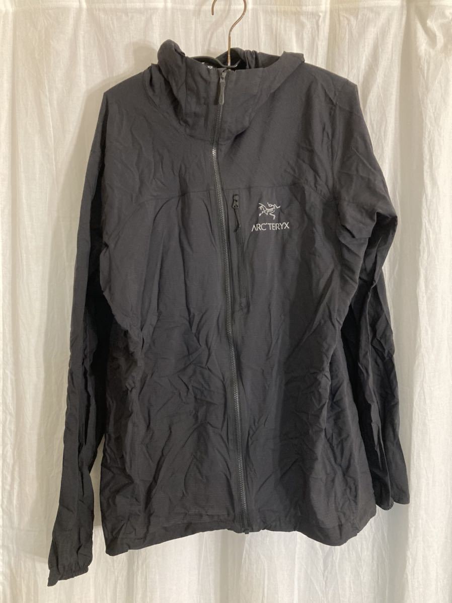 中古 Mサイズ アークテリクス スコーミッシュフーディ ブラック ARC'TERYX Squamish Hoody Black アクロープル ジョガー 山と道 patagoniaの画像1