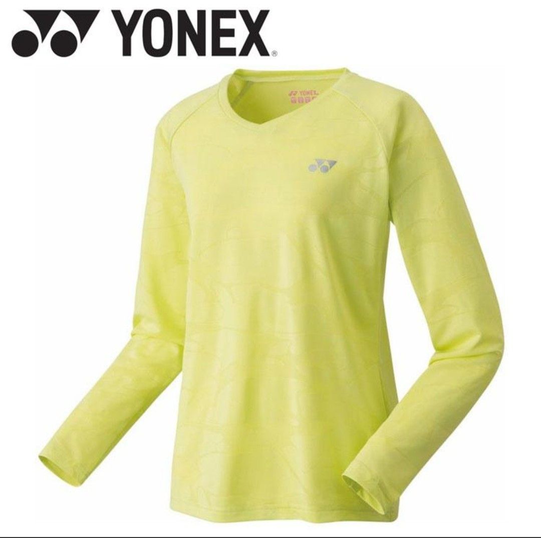 YONEXヨネックス ウィメンズロングスリーブTシャツ ピスタチオ　Mサイズ　テニスウェア　バドミントンウェア