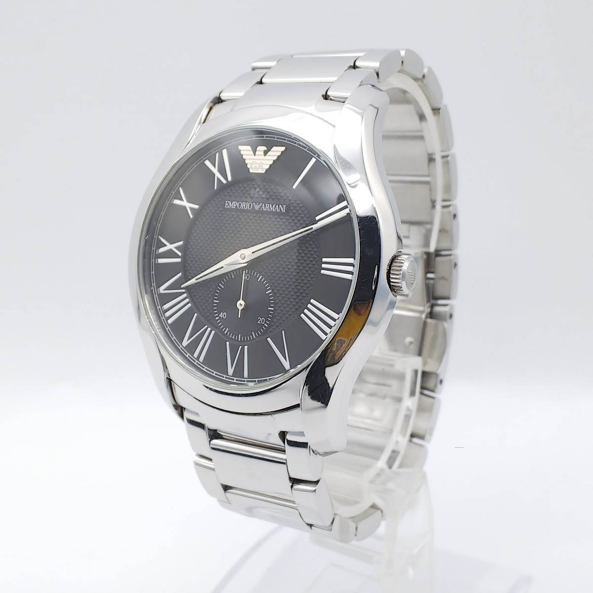  free shipping [ battery replaced ]* Emporio Armani *EMPORIO ARMANI* small second *AR-11086* men's / wristwatch / analogue / quartz 