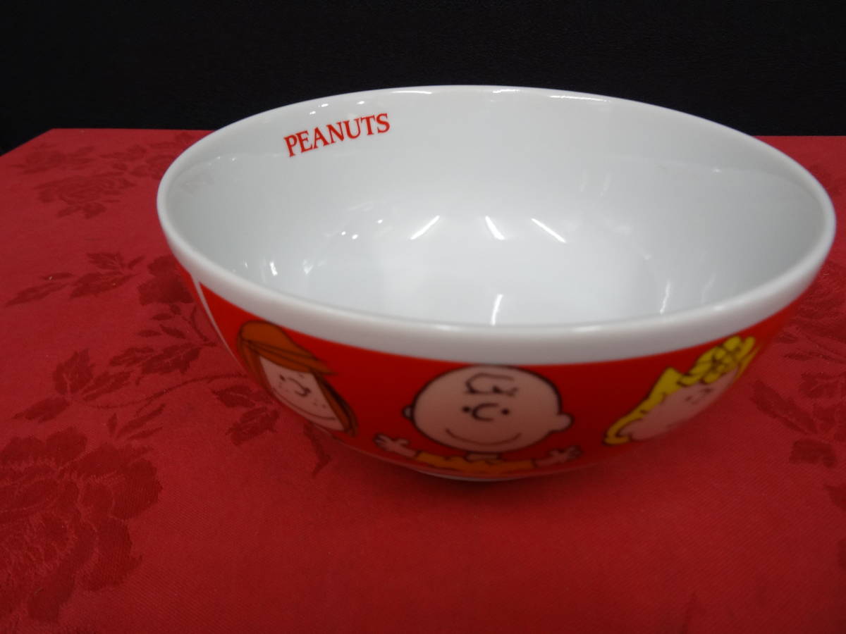 陶器　スヌーピー　PEANUTS　どんぶり　器　サイズ約直径15.5cm高さ7cm　子供　キッズ　ep-194_画像7