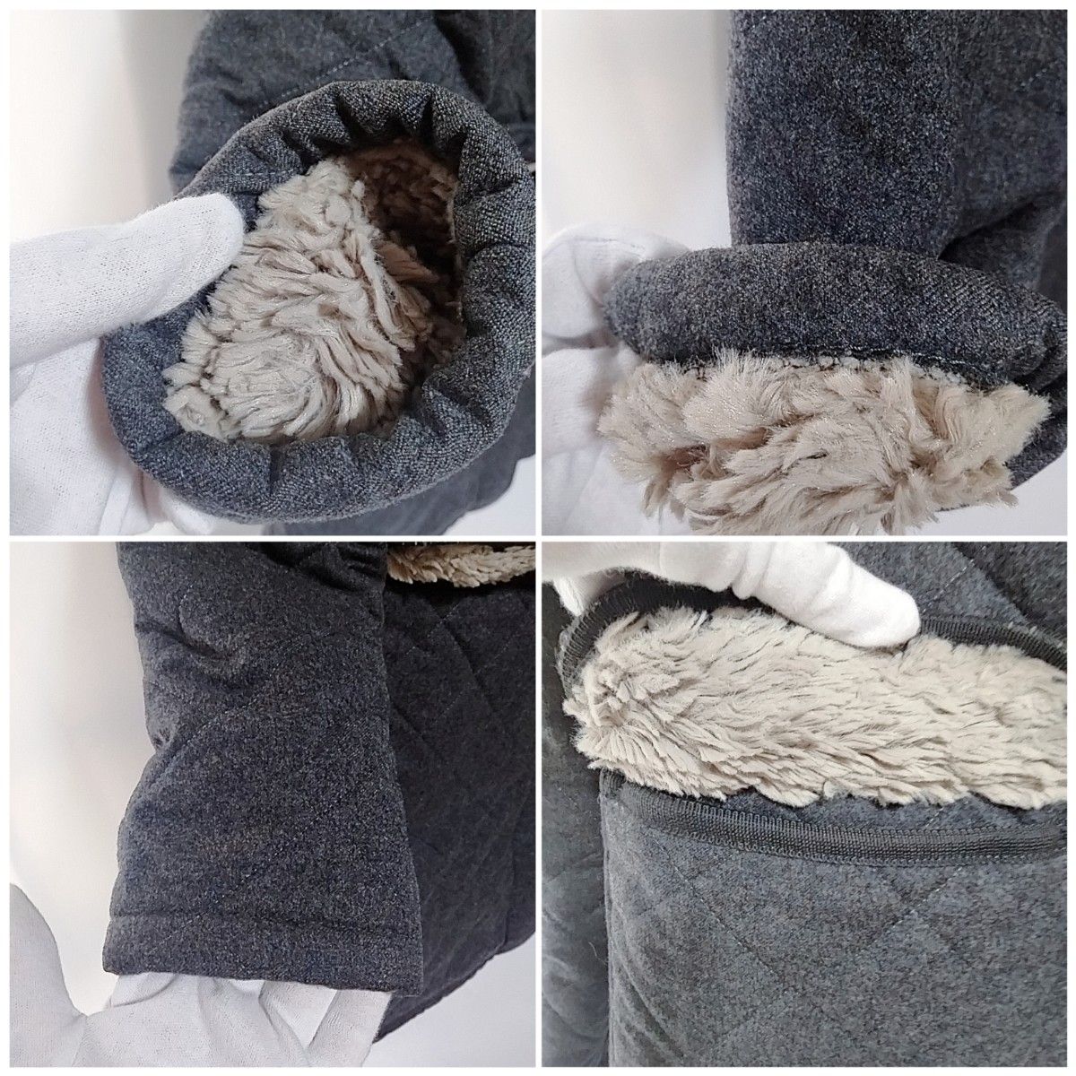 未使用に近い 超美品 マッキントッシュ ロングコート 内ボア グレー