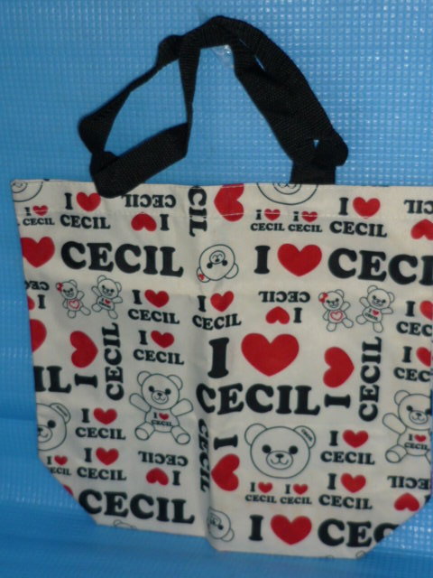 A* unused * not for sale *CECIL McBEE( Cecil McBee )2011 year se sill Bear tote bag . ballpen other 4 point 