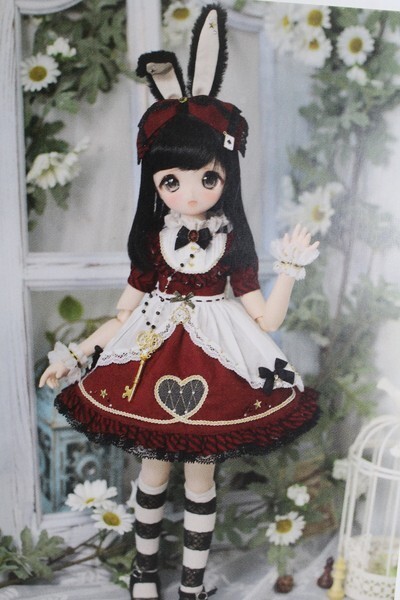 MDD/OF 魔法のお菓子屋様製アリスドレスセット(赤) I-23-09-24-106-TO-ZI-