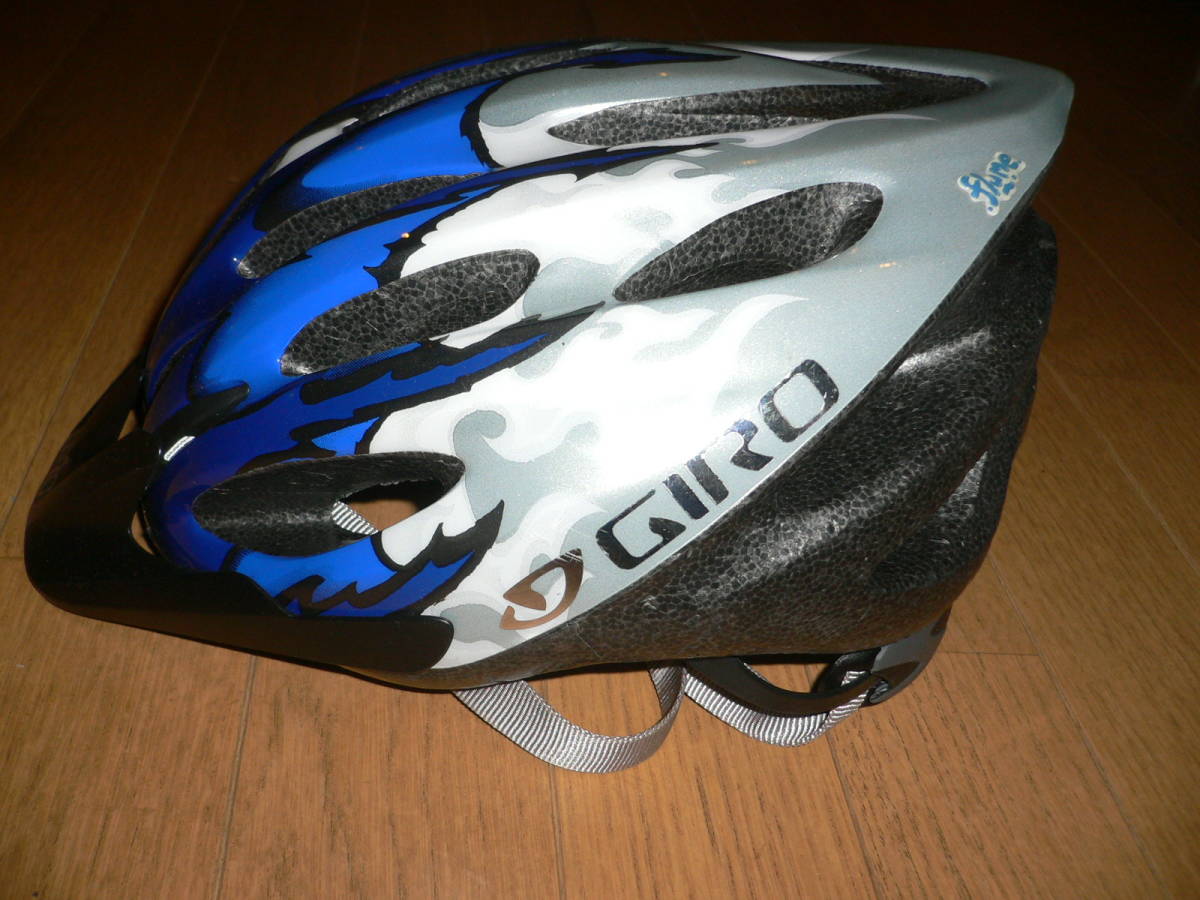 *GIRO FLUME YOUTH ジロ キッズ 子供用 サイクルヘルメット 自転車用ヘルメット BLU/WHT ブルー/ホワイト 50-57cm 青/白 男の子*_画像3