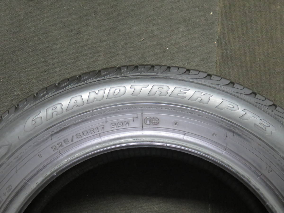 引取大歓迎！225/60R17　夏4本 2019年製　ダンロップ グランドトレック DUNLOP GRANDTREK PT3　XN2-6_画像9