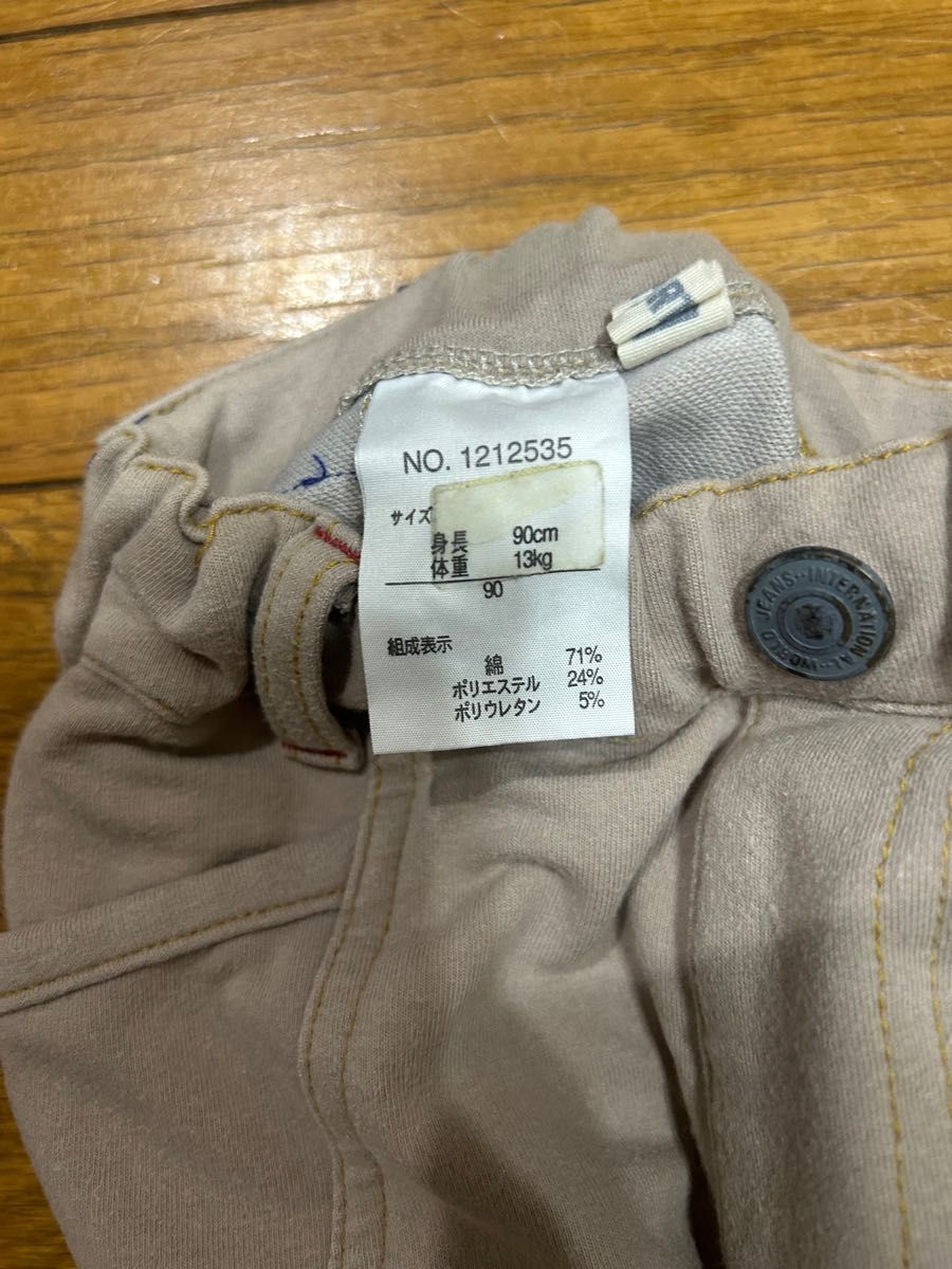 ラグマート　rag mart ズボン　ベビー服　90サイズ　ベージュ　