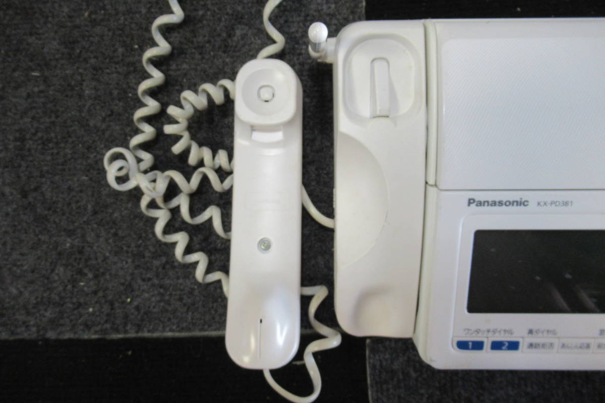 棚4.B721　 Panasonic パナソニック　ファクシミリ電話　KX-PD381　_画像3