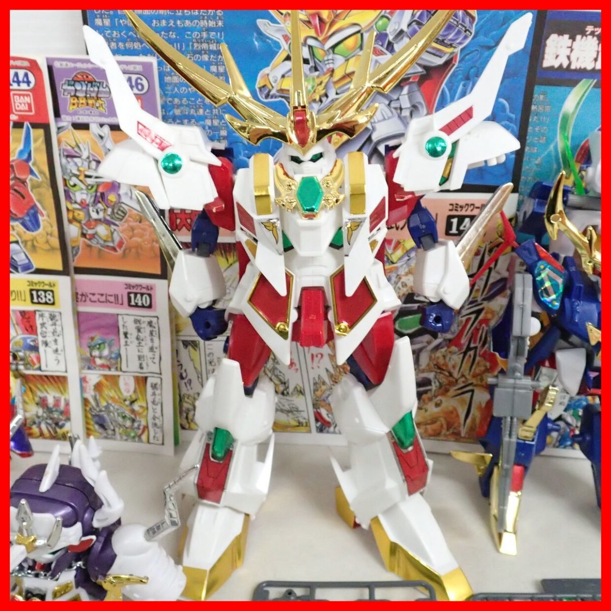 ☆組立済 SDガンダム 機動武神天鎧王/鉄機武者鋼丸/魔星大将軍 等 新SD