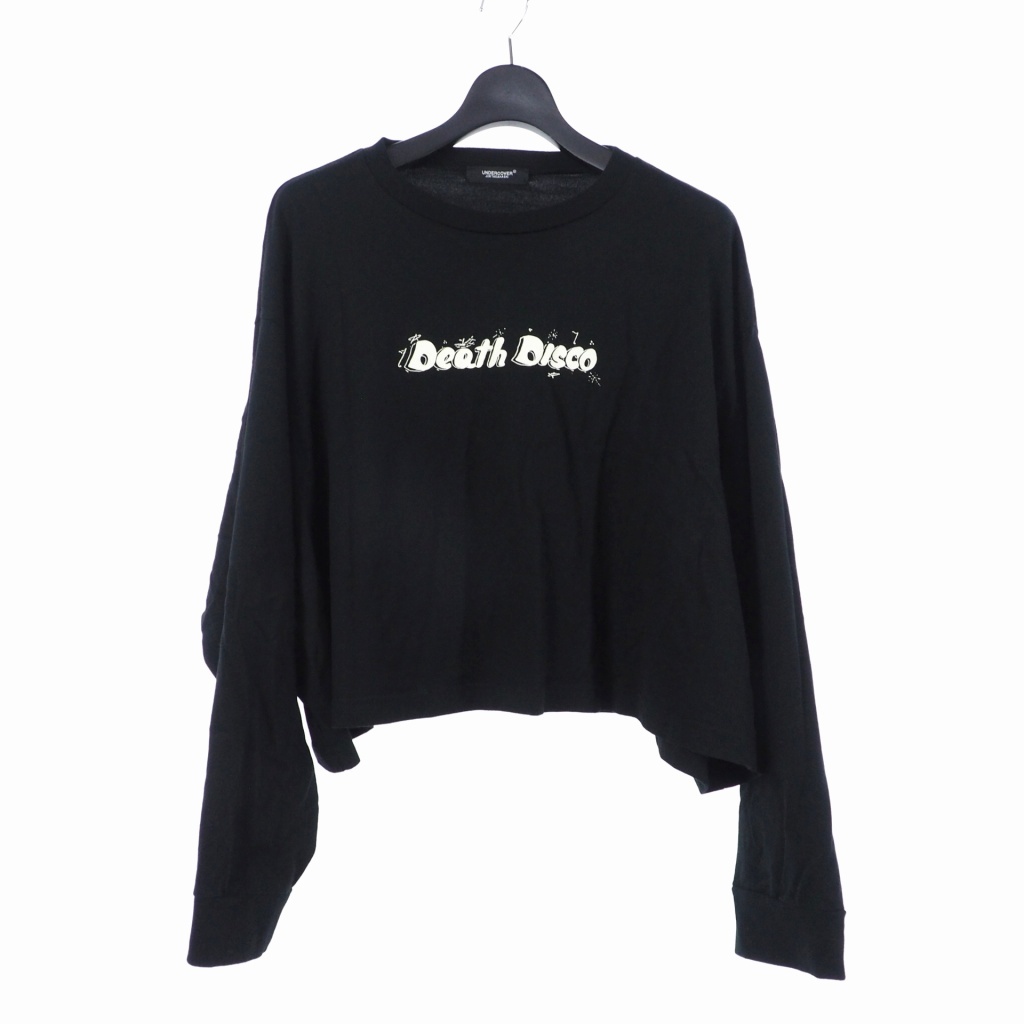 undercover UNDERCOVER 22SS SHRTLSTEE Death Disco short cut and sewn T-shirt  print long sleeve F black black UC1B1894-2: Real Yahoo auction salling
