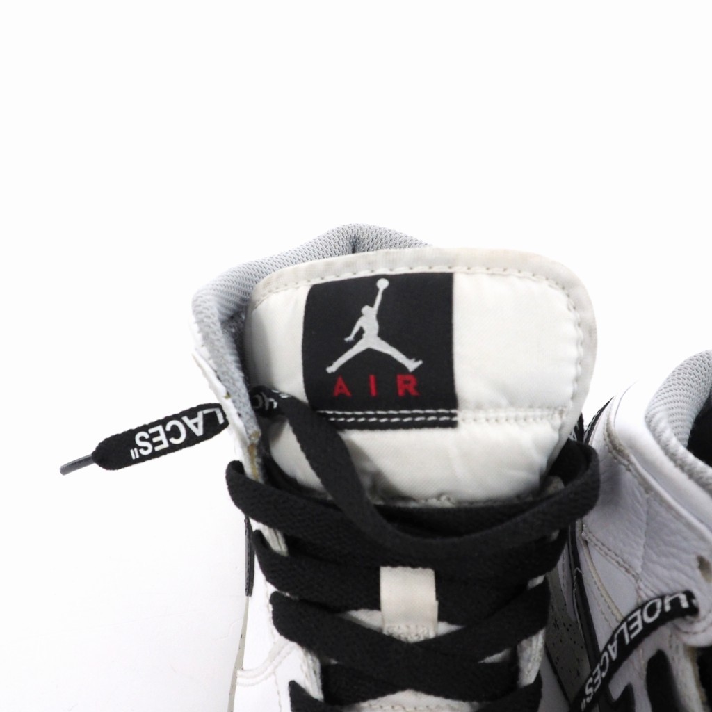 ナイキ NIKE Jordan 1 Mid エアジョーダン1 ミッド US5Y 23.5cm WHITE CET (GS) ホワイト セット (GS) 554725-115 レディース_画像5