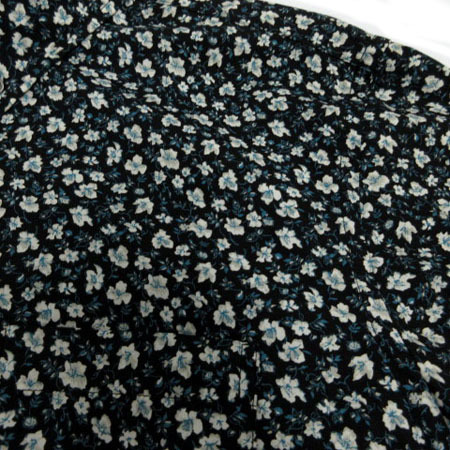  Rageblue RAGEBLUE рубашка длинный рукав хлопок маленький цветочный принт темно-синий темно синий оттенок голубого синий серия белый L мужской 