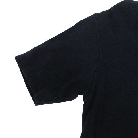 イネドオム INED HOMME ポロシャツ 半袖 日本製 コットン ネイビー 紺 ストライプ ホワイト 白 ブルー 青 F メンズ_画像4