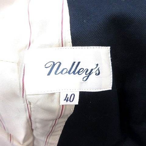 ノーリーズ Nolley's テーラードジャケット 背抜き 40 紺 ネイビー /MN レディース_画像6