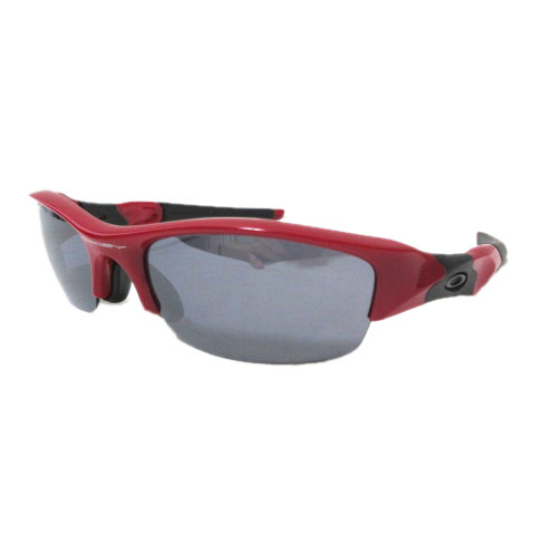 オークリー OAKLEY 03-892J フラックジャケット スポーツサングラス ゴルフ 63□20 バイカラー 赤 黒 X メンズ_画像1