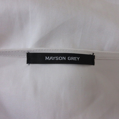  Mayson Grey MAYSON GREY blouse pull over long sleeve switch race 2 white eggshell white /YI lady's 