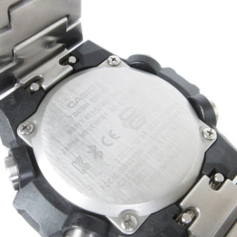 カシオジーショック CASIO G-SHOCK G-STEEL 腕時計 アナデジ タフソーラー GST-B400D-1AJF 文字盤 黒 ブラック ウォッチ ■SM1 メンズ_画像4