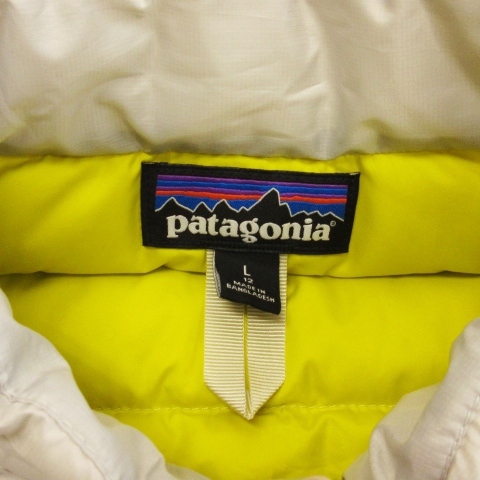 パタゴニア Patagonia BOY'S DOWN SWEATER VEST ダウンベスト ジップアップ 68221 グレー L レディース_画像7