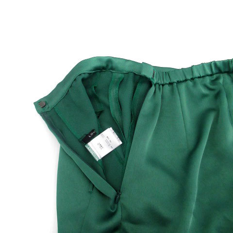 ルーニィ LOUNIE テーパードパンツ アンクル丈 36 緑 グリーン /HO22 レディースの画像3
