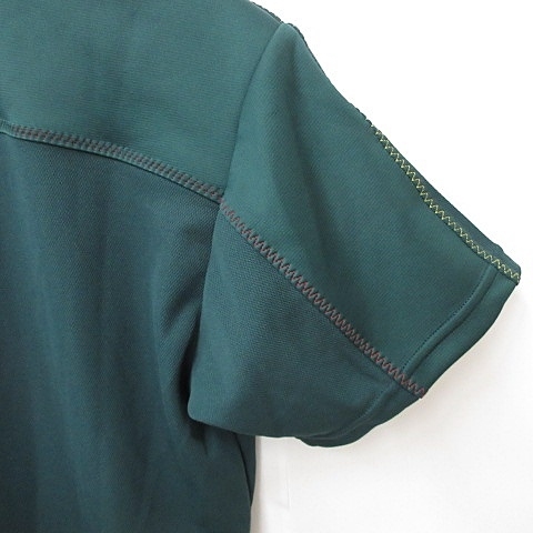 ラッセルノ Russeluno ゴルフ シャツ ポロシャツ 半袖 プリント 2021年モデル グリーン 緑 5 メンズ_画像9