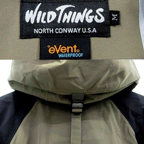 ワイルドシングス WILDTHINGS デナリライト ジャケット ナイロン マウンテンパーカー 防水 M 茶 ブラウン TAUPE 2TONE WT19001N メンズ_画像6