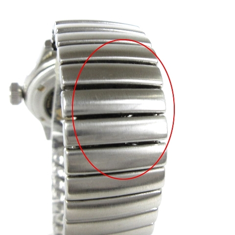 オリス ORIS ポインターデイト 7400C 17石 腕時計 ウォッチ 自動巻き アナログ 裏スケ 3針 文字盤銀色 シルバーカラー メンズ_画像7