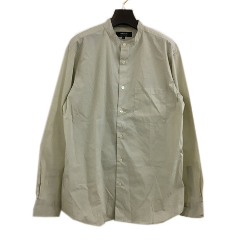  Comme Ca Ism COMME CA ISM shirt stand-up collar plain long sleeve M green green men's 