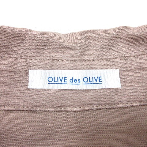  Olive des Olive OLIVE des OLIVE рубашка One-piece mi утечка длинный длинный рукав F серый ju/MN #MO женский 