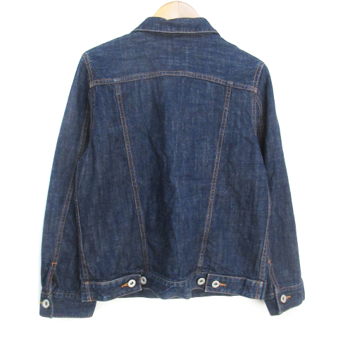  Urban Research Denim jacket G Jean denim jacket middle height turn-down collar F indigo blue navy blue navy /FF20 lady's 