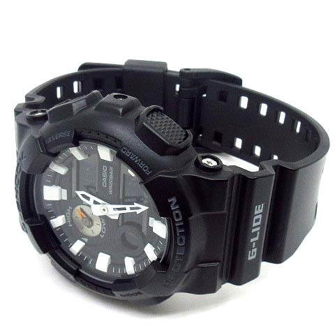 カシオ ジーショック CASIO G-SHOCK ジーライド G-LIDE アナデジ クォーツ 腕時計 GAX-100B-1AJF ブラック 黒 美品 メンズ_画像2