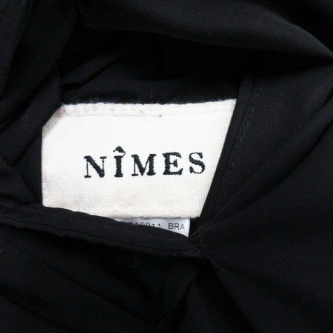  Nimes NIMES двусторонний пуховик капот 1 темно-синий черный 231019E женский 