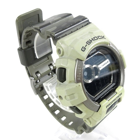カシオジーショック CASIO G-SHOCK G-LIDE 腕時計 デジタル クオーツ カモフラ 迷彩柄 GLS-8900CM カーキ ウォッチ メンズ_画像2