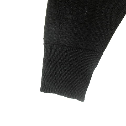 ディオールオム Dior HOMME 美品 05AW エディ期 ダメージ加工 ニット クルーネック セーター 長袖 ウール 黒 ブラック S メンズの画像3