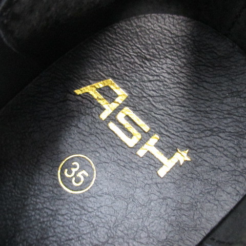 アッシュ ASH omega スニーカー 厚底 35 ブラック 黒系 レディース_画像8