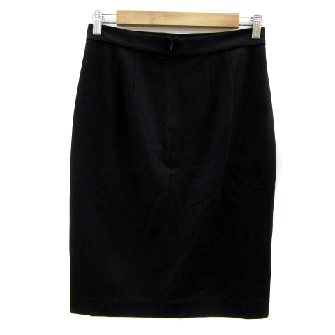  Donna Karan New York DKNY узкая юбка mi утечка длина переключатель go-to кожа 2 чёрный черный хаки /YS11 женский 